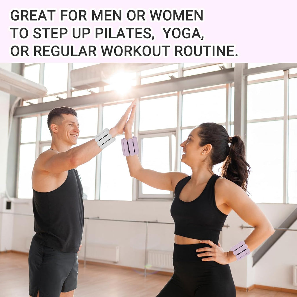 Ankle Weights Wrist Weight for Women Men, Set of 2, 1 lb/2 lb Each