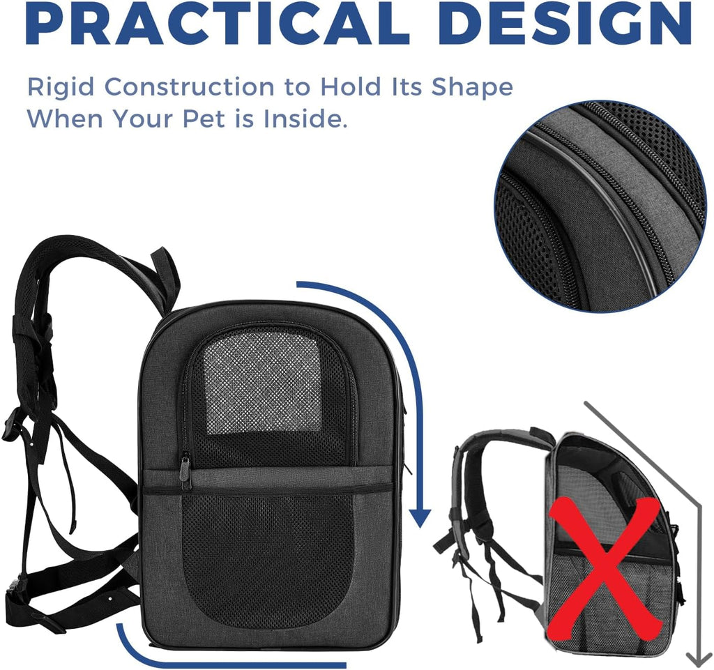 Apollo Walker Cat Carrier Backpack for Small Dogs and Cats Up to 18 lb