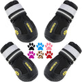 QUMY Dog Shoes for Hot Pavement, Dog Snow Boots & Paw Protectors for Winter