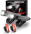Rechargeable Bike Lights Powerful Headlight and Taillight Set