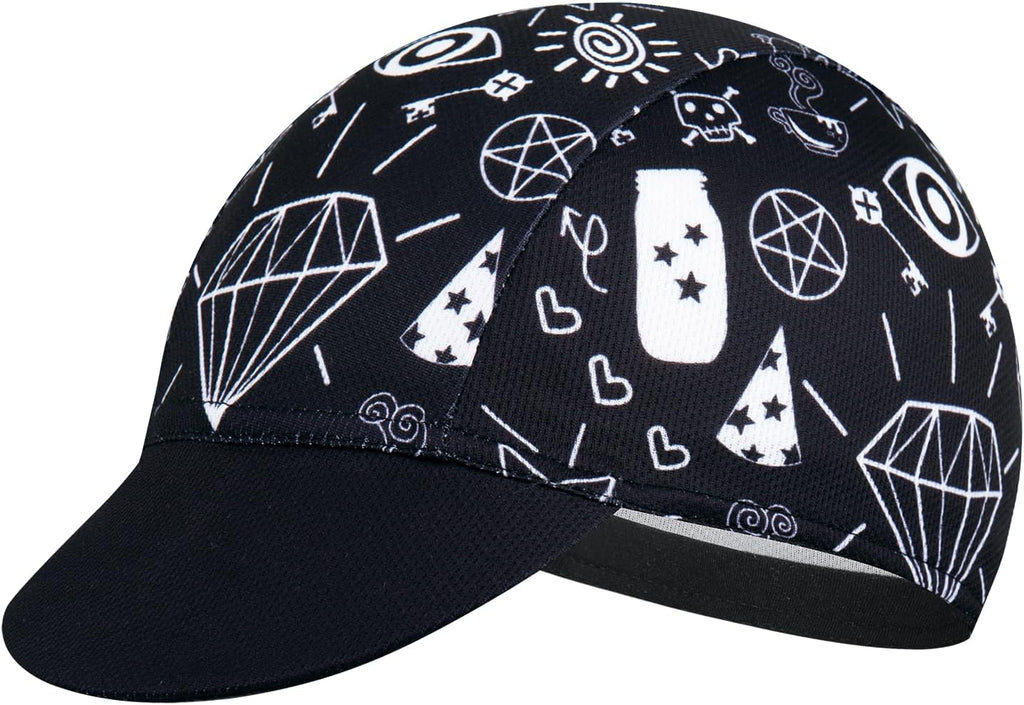 Cycling Cap with Sun Visor, Lightweight Polyester Bike Hat for Men & Women