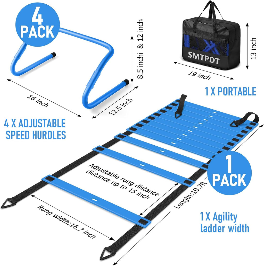 Agility Ladder,Soccer Training Equipment Set,Speed & Agility Training