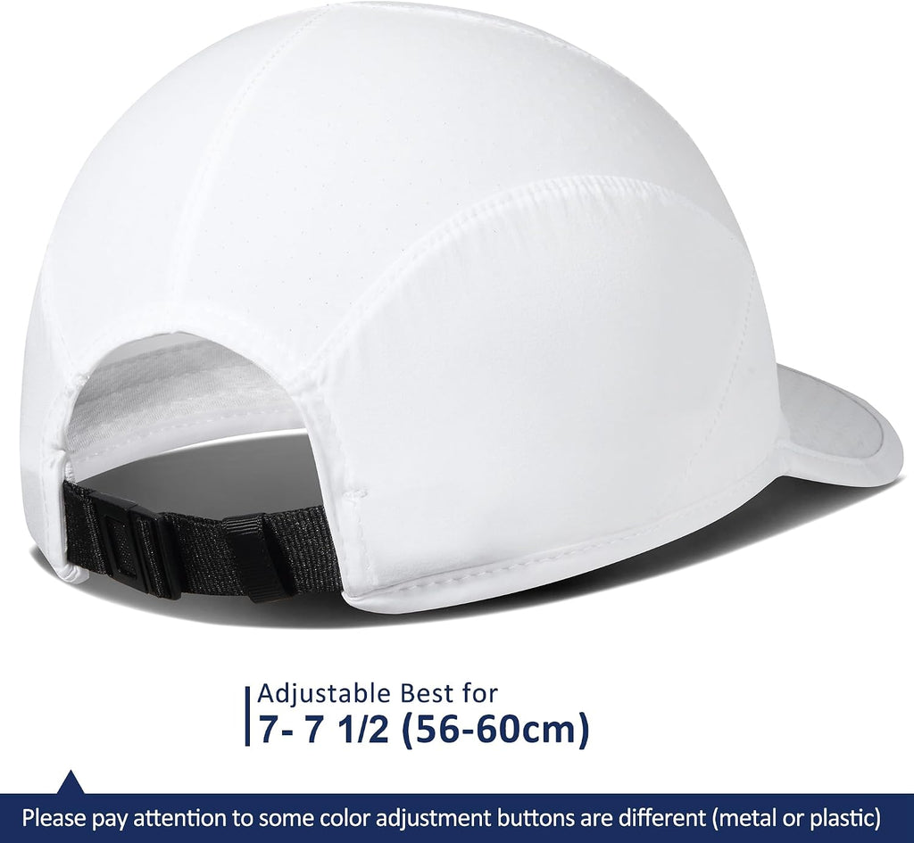 GADIEMKENSD Stretch Running Hat with Soft Brim, Quick Dry, Unstructured, Unisex-Adult