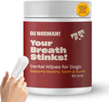 OH NORMAN! Dog Dental Finger Wipes, Fresh Breath, Vet Developed, 50 Ct