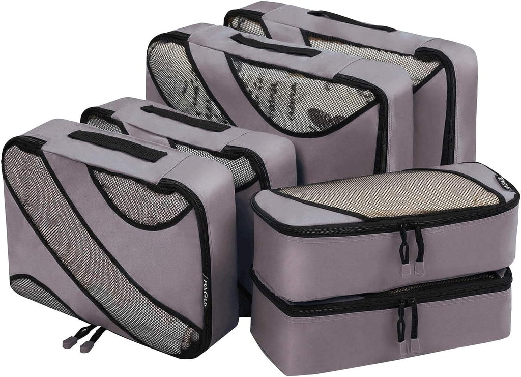 BAGAIL 6 Set Packing Cubes,Travel Luggage Packing Organizers