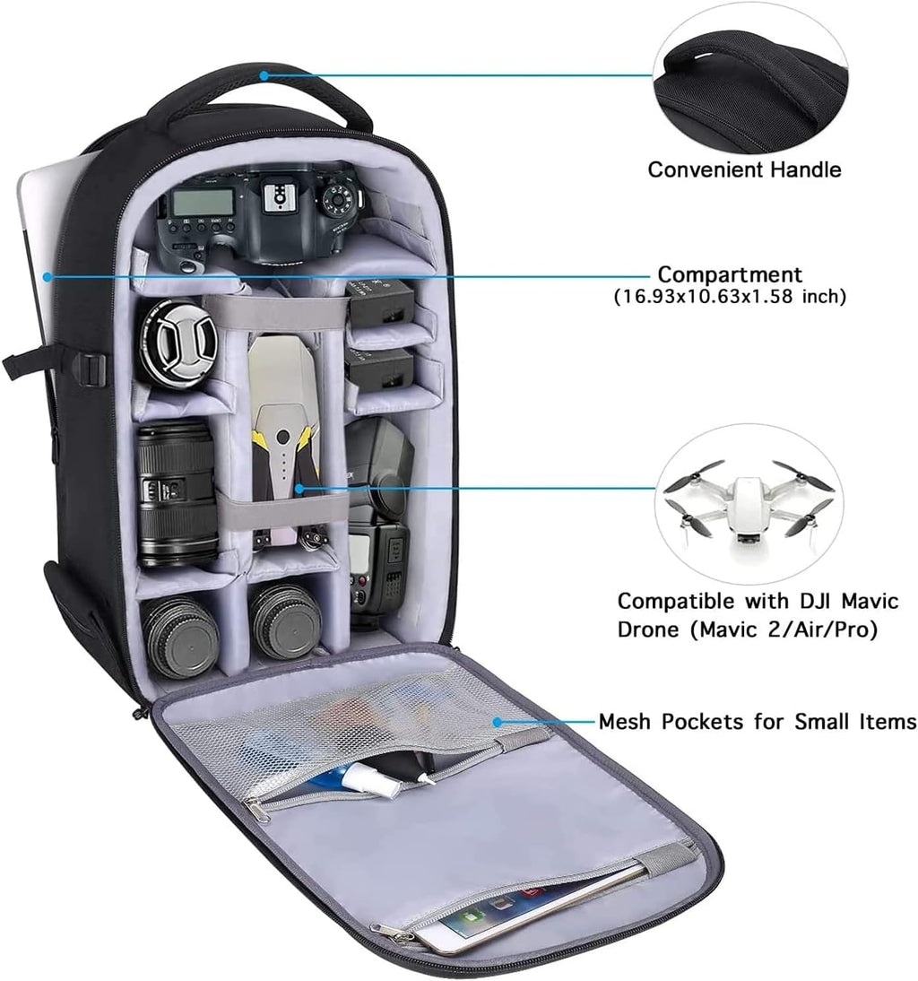 MOSISO Camera Backpack, DSLR/SLR/Mirrorless Photography Camera Bag