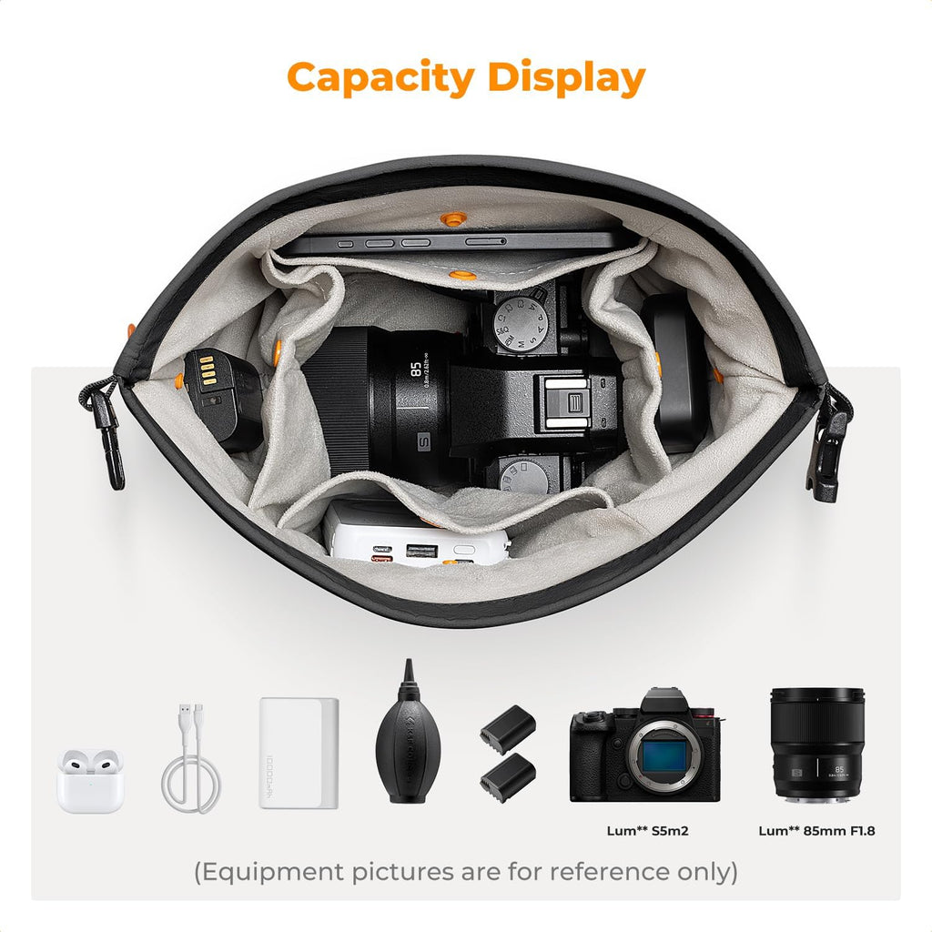 K&F CONCEPT Camera Sling Bag Small Camera Compact Case