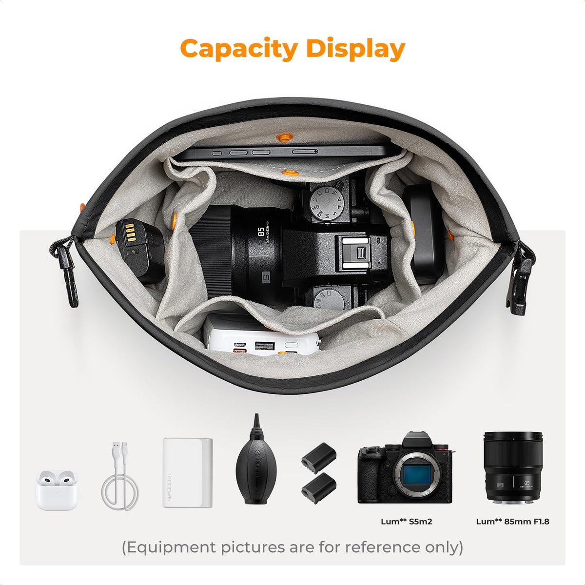 K&F CONCEPT Camera Sling Bag Small Camera Compact Case