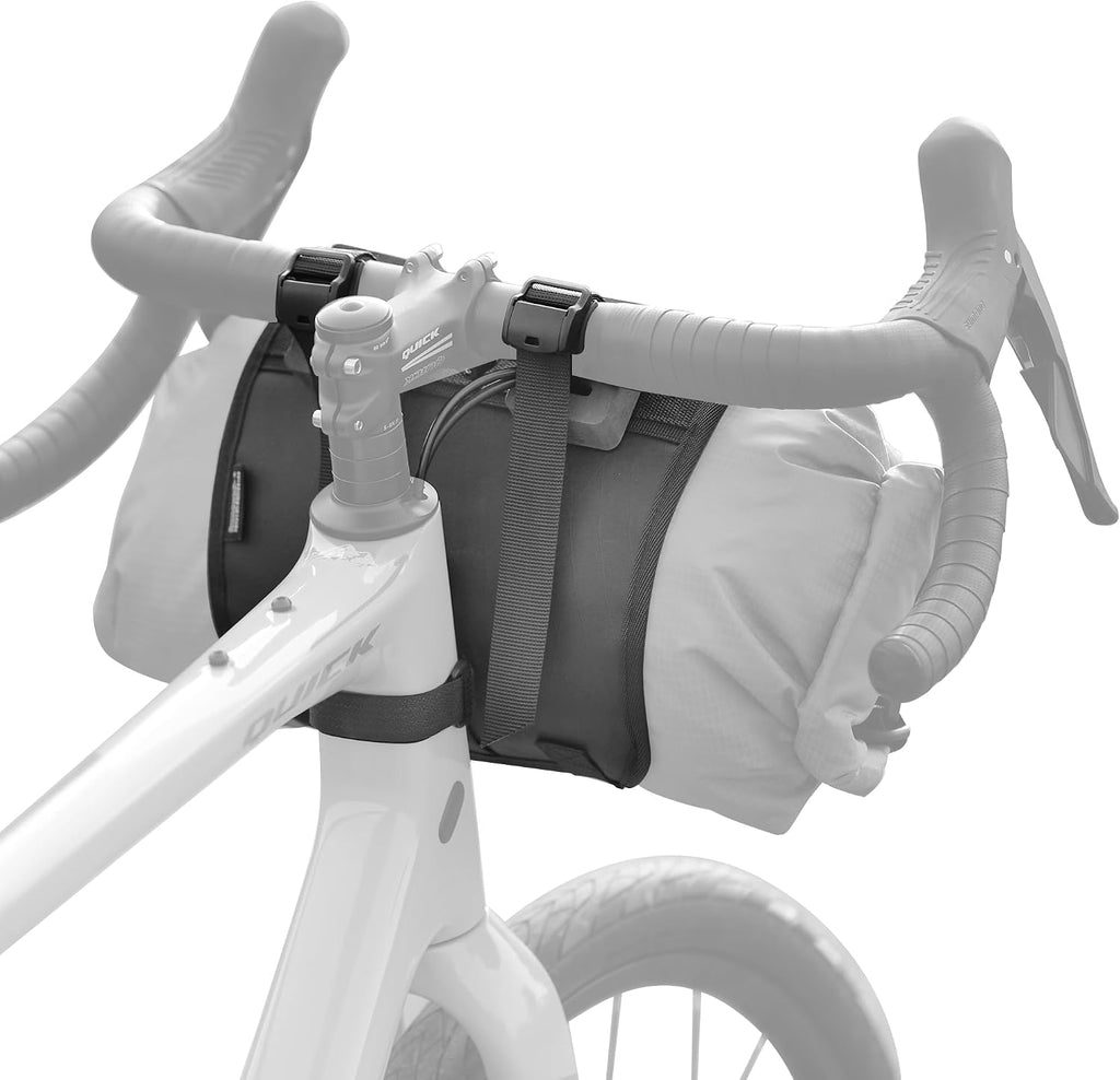 Rhinowalk Bike Handlebar Bag Waterproof Dry Bag 12L Bicycle Front Roll Bag Large Capacity Storage Bag Shoulder Bag for Bikepacking