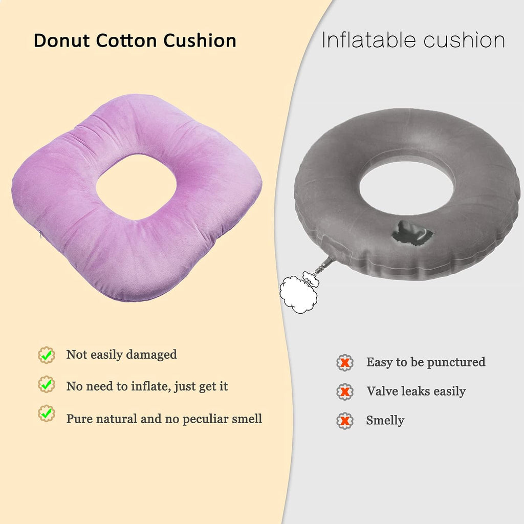 Hshbxd Donut Pillow, Tailbone Cushion for Wheelchair, Office and Travel