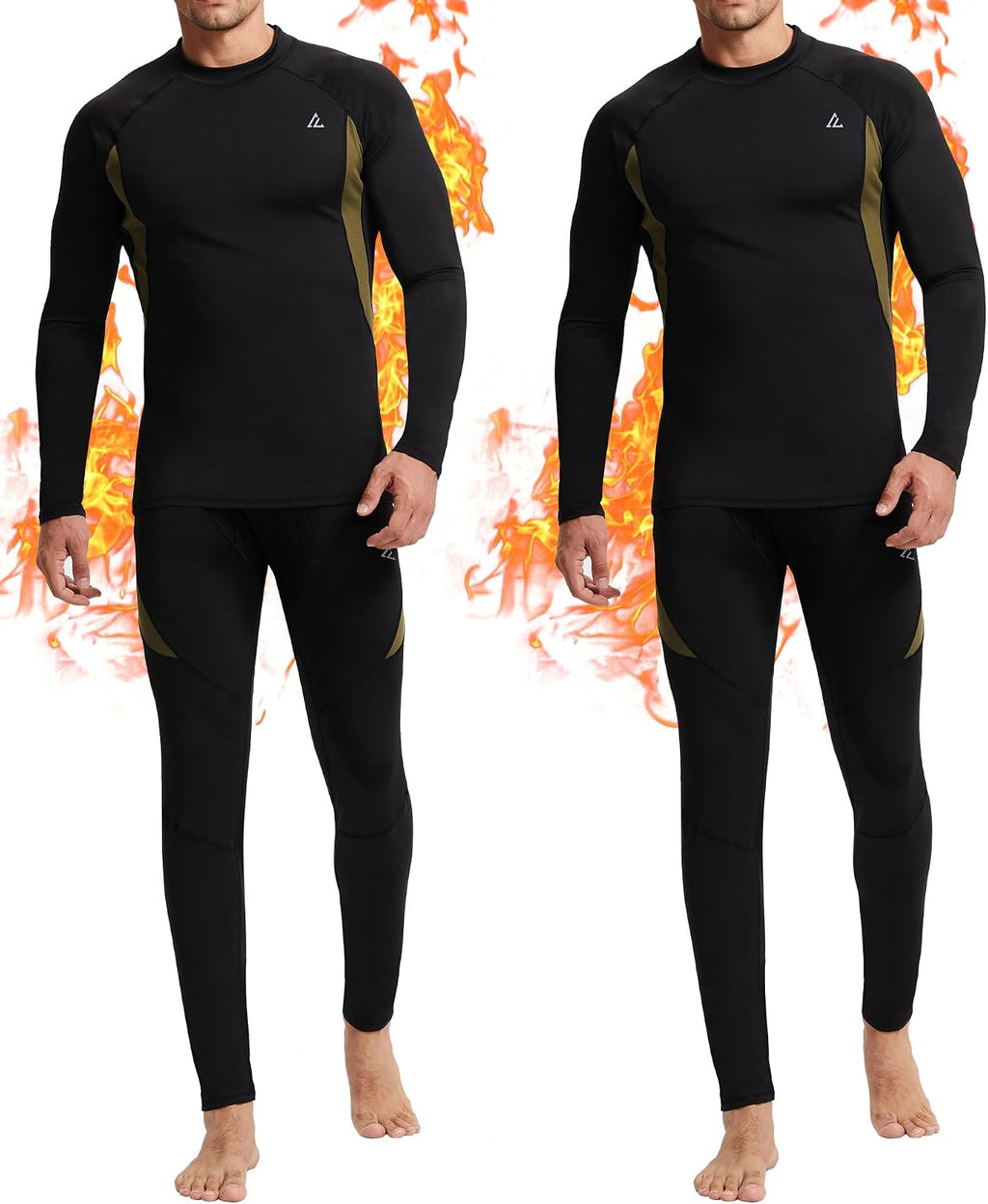 Mens Thermal Underwear Long Johns Base Layer Set Cold Weather 1/2/3 Pack
