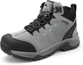 Men's Waterproof Hiking Boots Lightweight Leather Mid Ankle Outdoor Trail Trekking shoes