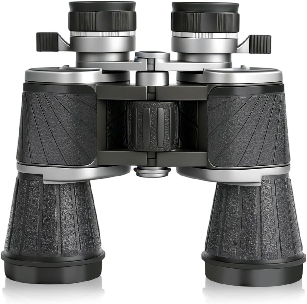 10x50 Binoculars with Independent Eyepiece Adjustment for Outdoor