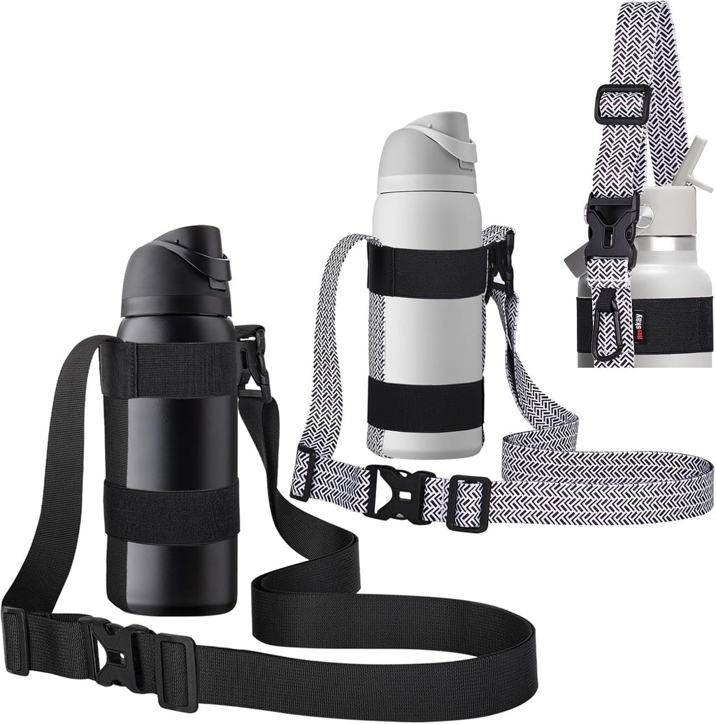 HEYSKAY Water Bottle Holder with Strap Adjustable Water Bottle Sling Strap
