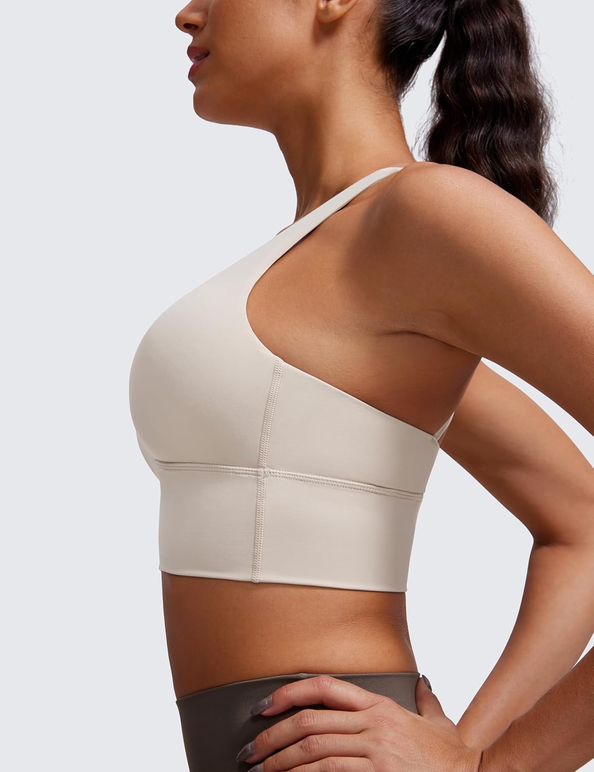 CRZ YOGA Naked Feeling Longline Sports Bras