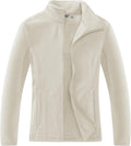 Outdoor Ventures Women's Lightweight Warm Polar Fleece Jacket Zip Up