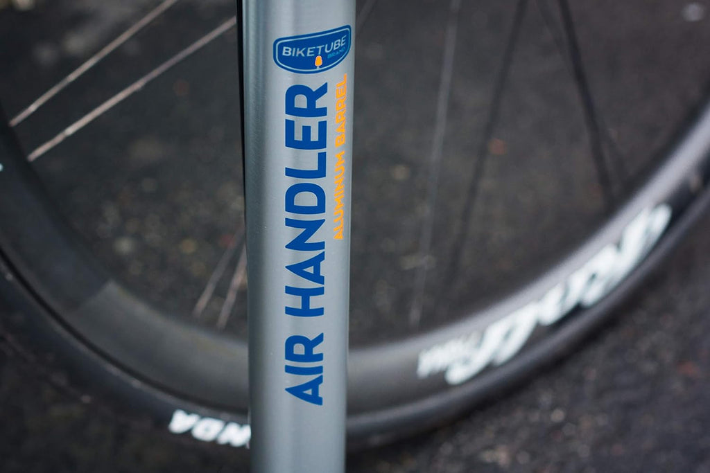 BIKETUBE Air Handler Bike Floor Pump with Industrial Gauge