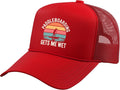 Paddleboard Art for Men Women Paddleboarding Paddle Board Trucker Hat with Adjustable Mesh Back