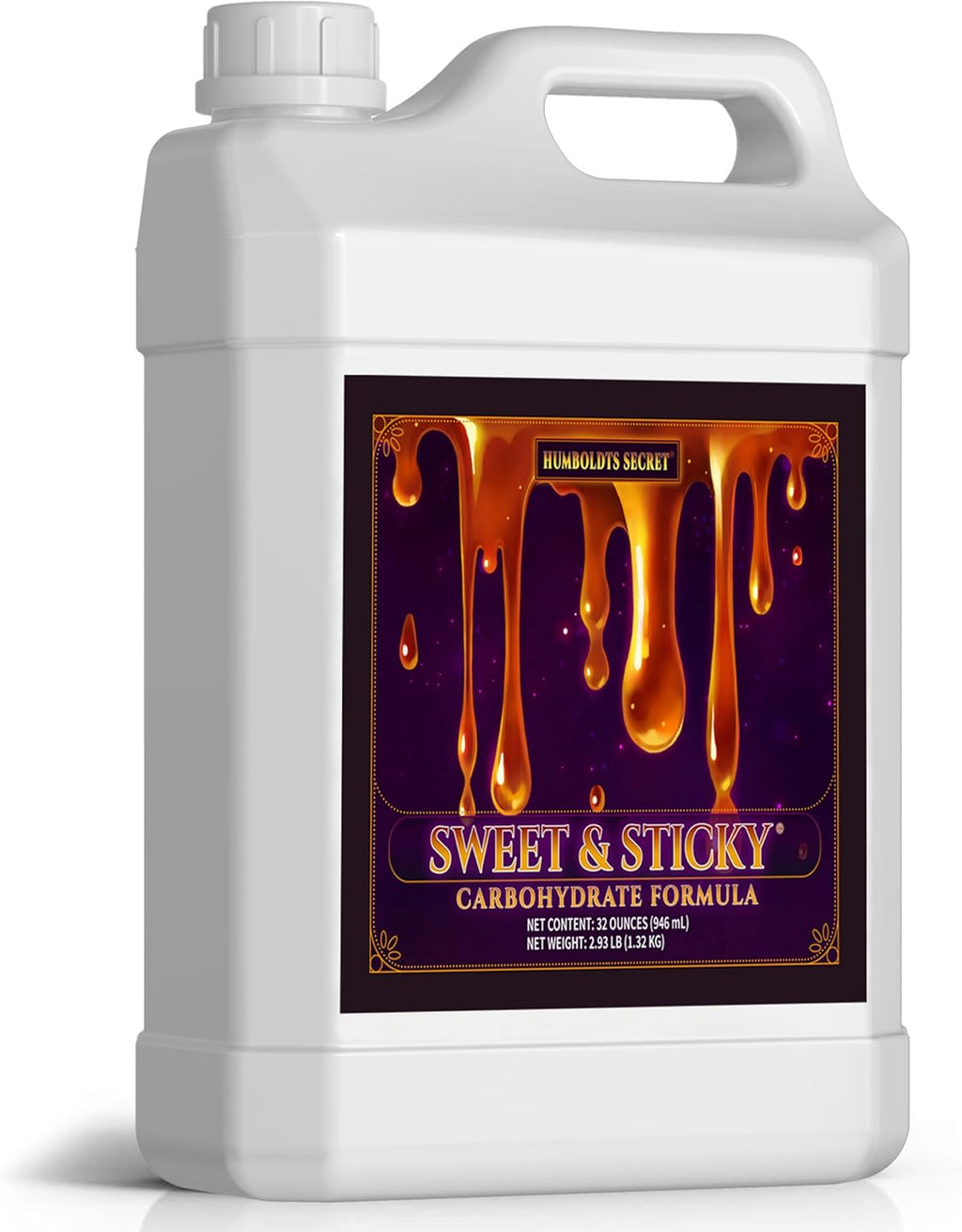 Humboldts Secret Sweet & Sticky Carbohydrate and Saccharide Plant Energy Additive | Indoor and Outdoor Plant Nutrients Enhancer for Growth and Aroma | Boosts Flavor and Development | 32 Ounce