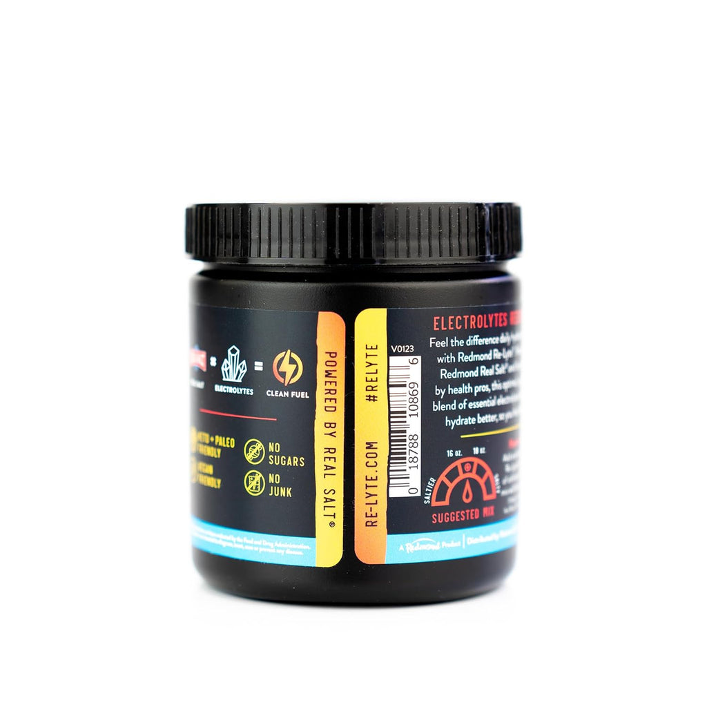 REDMOND Re-Lyte Electrolyte Drink Mix Strawberry Lemonade, 30 serving SMALL 6.88oz jar