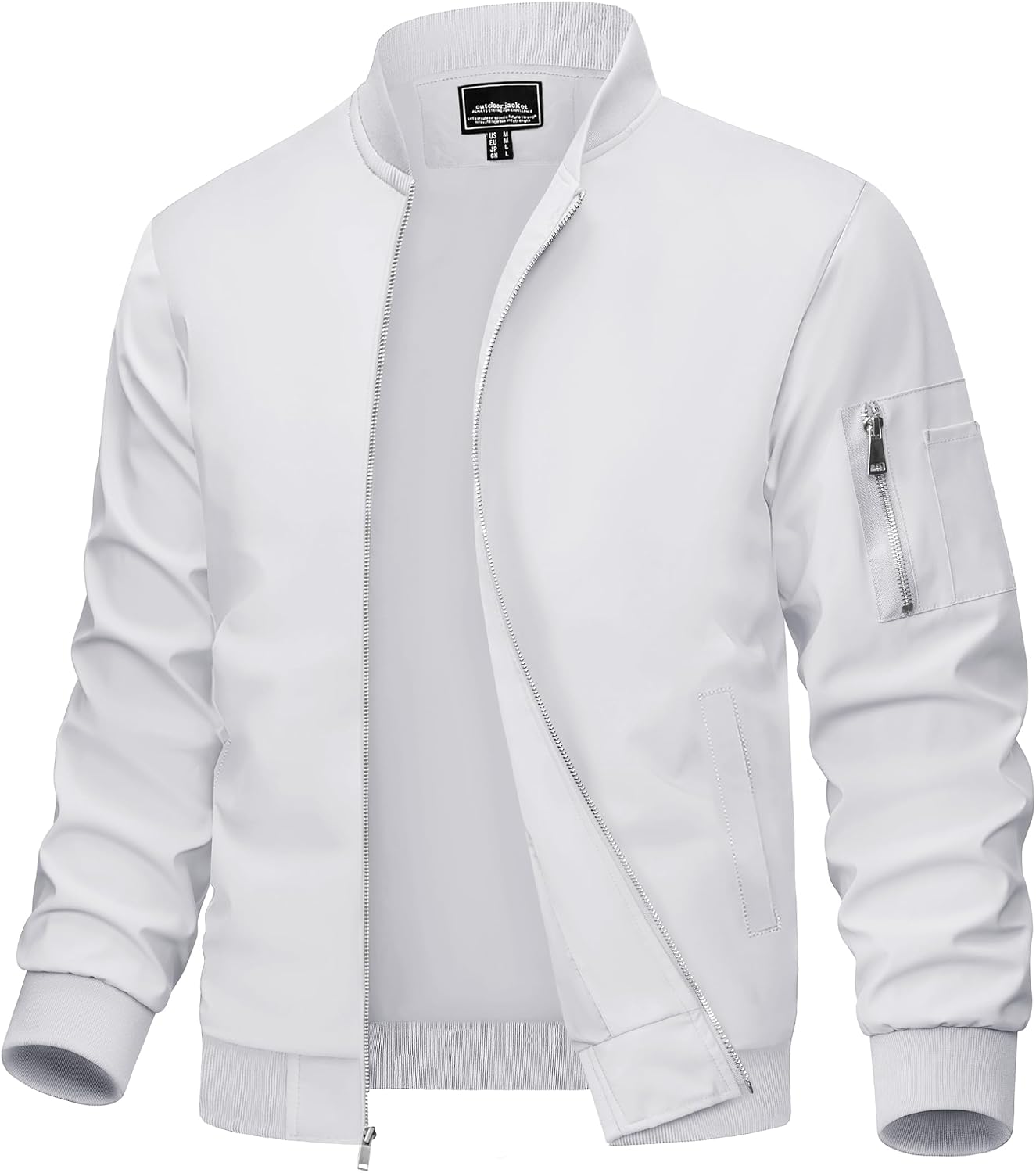 MAGCOMSEN Men's Bomber Jacket Lightweight Windbreaker Spring Fall Jacket
