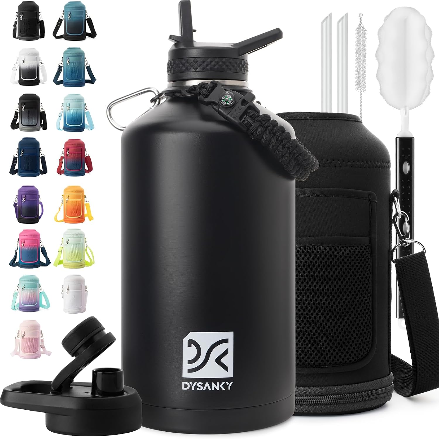 DYSANKY 1 Gallon Water Bottle Insulated