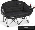 KingCamp Double Camping Chair, Heavy Duty 660lbs Folding 2 Person Chair