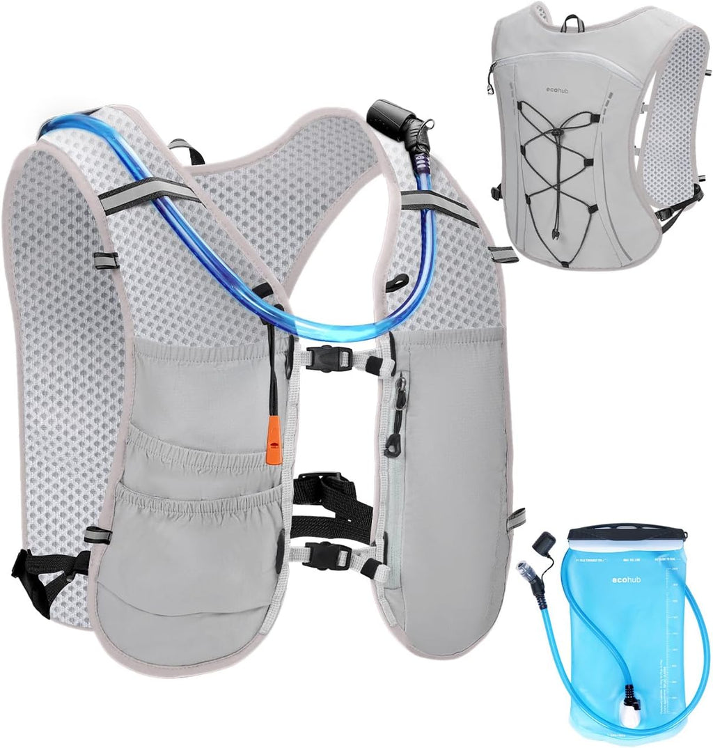 ECOHUB Lightweight Hydration Vest Water Backpack with 2L Water Bladder
