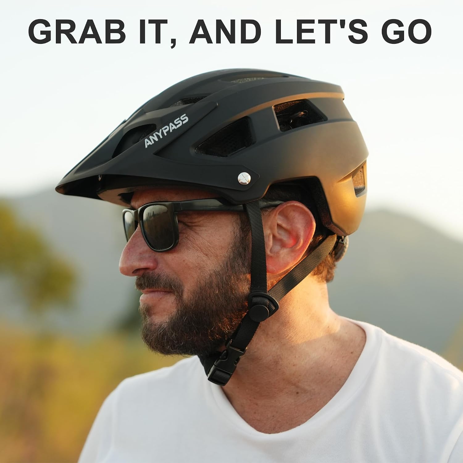 Mountain Bike Helmet Adult Men Women - Ultra Comfort, Super Lightweight Bicycle Helmets, MTB Cycling Gear Biking Accessories with Adjustable Fit & Removable Sun Visor