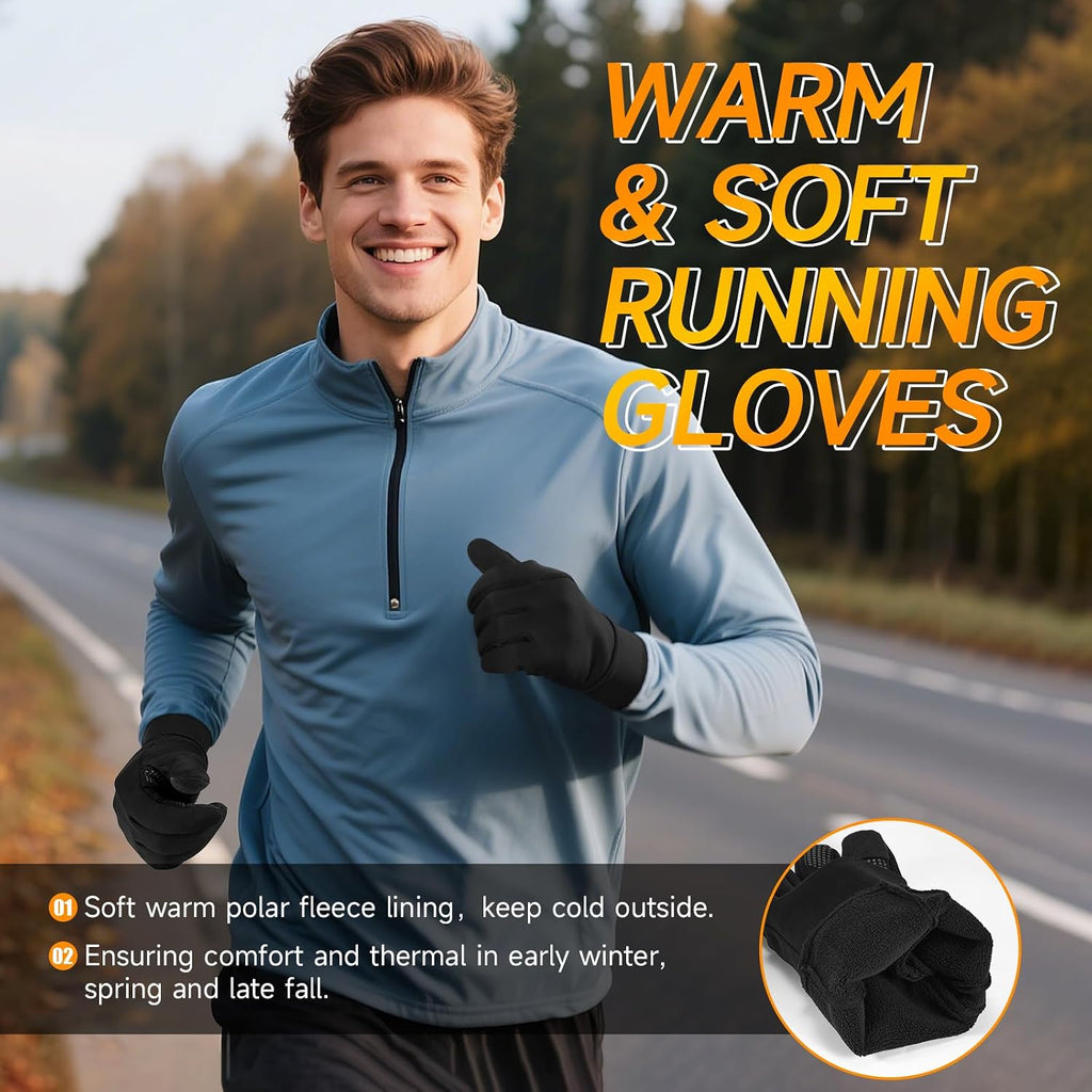 OZERO Winter Gloves for Men Women - Touchscreen