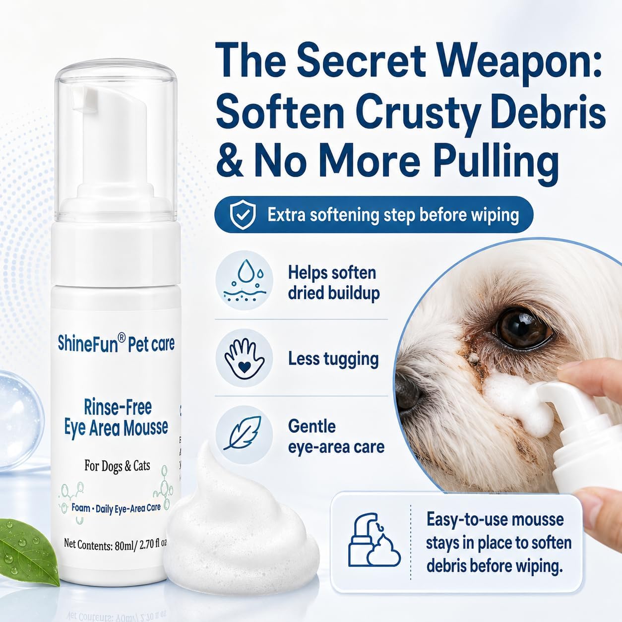 4-Step Dog & Cat Eye Care Routine Kit & Tear Stain Remover