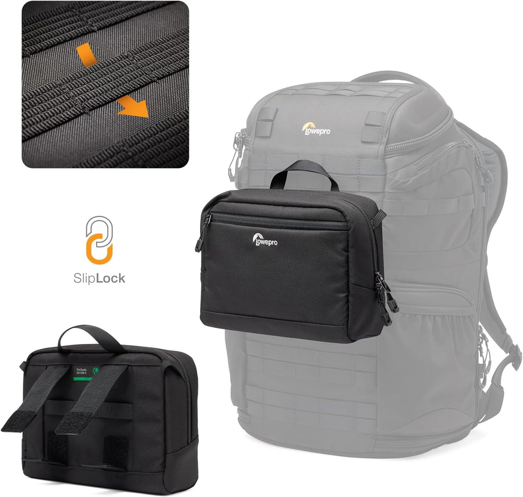 Lowepro ProTactic CS 120 III Camera Pouch, Compatible with ProTactic Camera Backpack 350/450 III Accessories Case Modular System, Internal Dimensions 17cm x 8cm x 23cm, Camera Accessories, Camera Bag