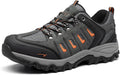 NORTIV 8 Men's Waterproof Hiking Shoes Leather | Low-Top Hiking Shoes for Outdoor Trailing Trekking Camping Walking