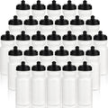 Suclain 50 Pieces Sports Water Bottles 20 oz Water Bottles