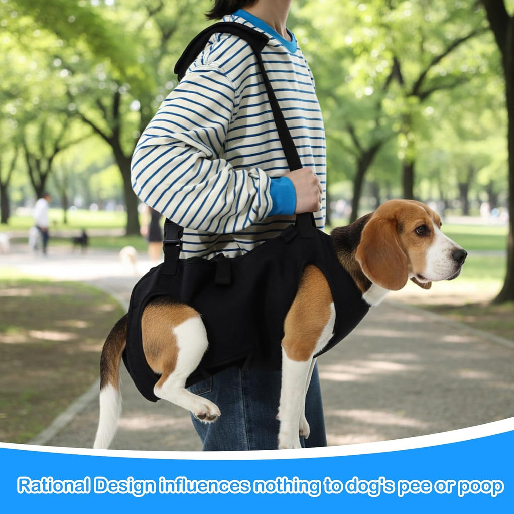 Shinylin Dog Carry Sling Emergency Backpack Dog Lift Harness, XL