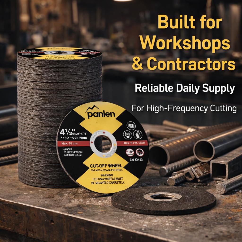 Cut Off Wheels 4 1/2 Inch, 100 Pack, 4.5" Angle Grinder Blade