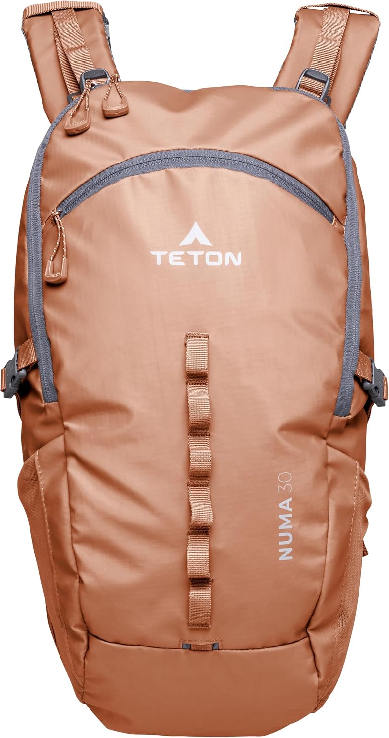 Teton 30L Numa backpack, durable and ready for hiking, camping or backpacking. Perfect lightweight travel bag with more room than you think, Terra