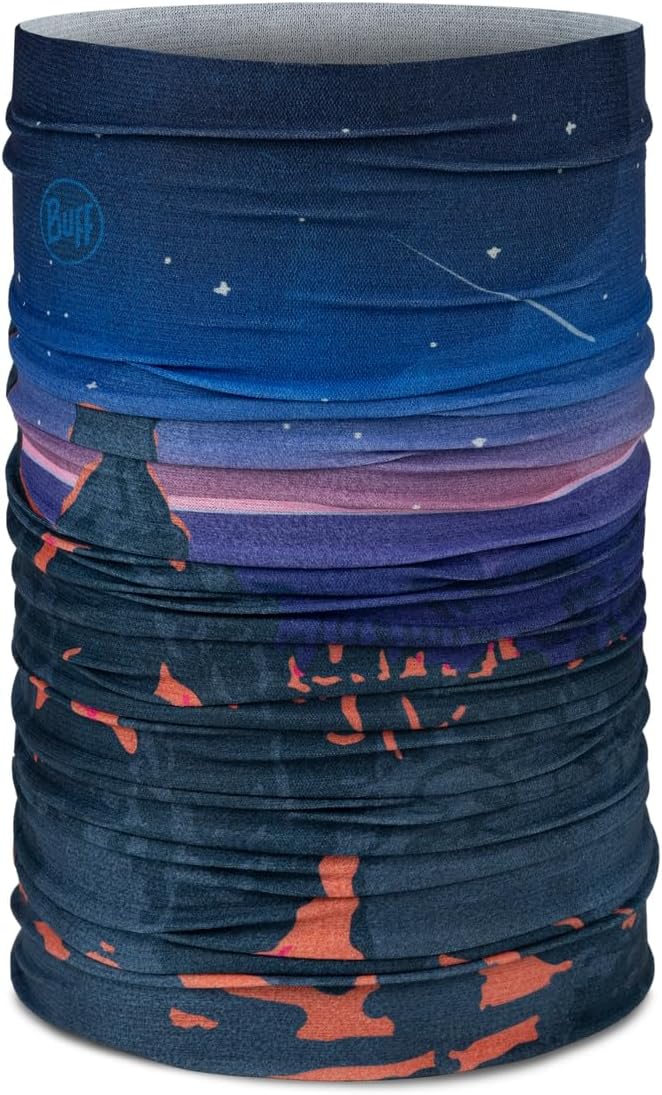 BUFF CoolNet UV Neck Gaiter, UPF 50 Sun Protection, Breathable, Versatile, Quick Dry Face Mask, Fishing Designs, Adult Size