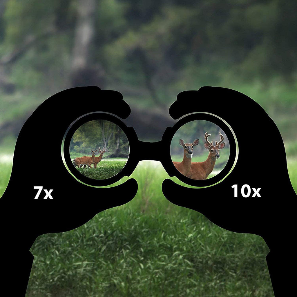 E Tronic Edge Binoculars for Adults - Professional for Bird Watching, Hunting, Hiking & Travel - Compact for Men and Women - Strap and Case Included