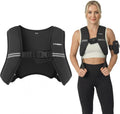 Weighted Vest for Women Men, Soft Iron, Reflective Strips