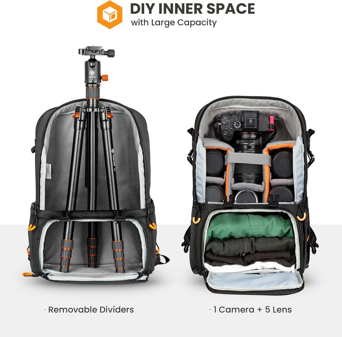 TARION Professional Camera Backpack for Photographers Medium 15L PBL