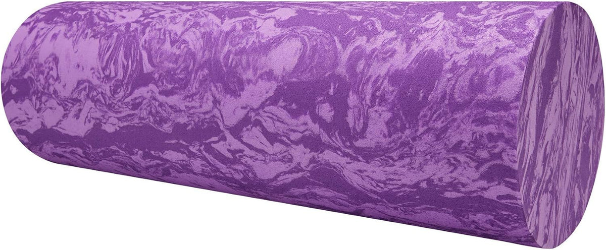 Gaiam Restore Foam Roller, Muscle Recovery, 18", High Density (Purple)