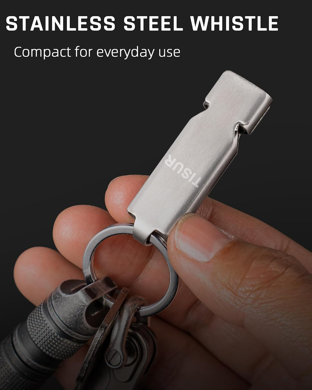 TISUR Loud Emergency Whistles,Whistle Keychain dog whistle