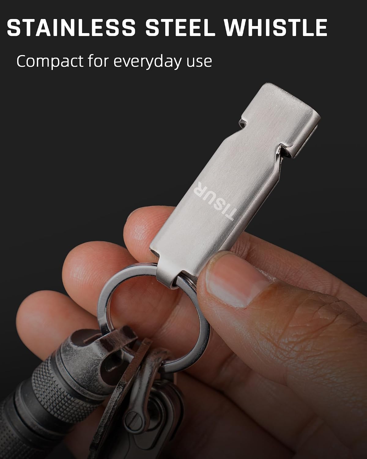 TISUR Loud Emergency Whistles,Whistle Keychain dog whistle