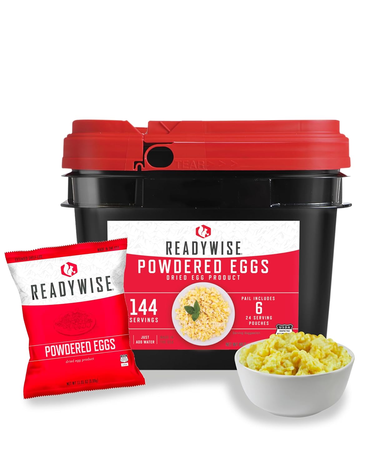 READYWISE Emergency Food Survival Supply 84 Servings, Gluten Free Bucket