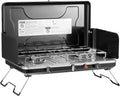 FineFlame Camping Stove, Propane Portable Camp Stove, 20000BTU-2 Burners