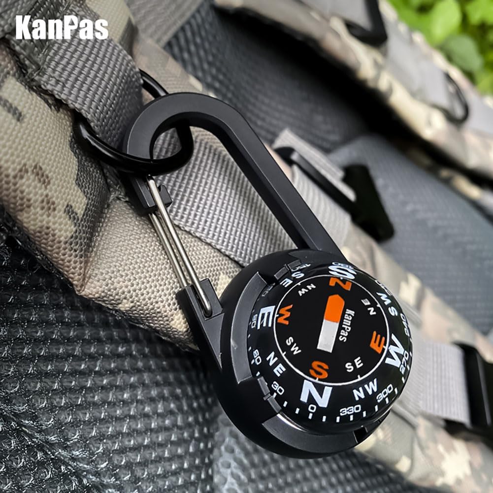 KanPas EDC Ball Compass for Hands-Free and Free Angle Reading