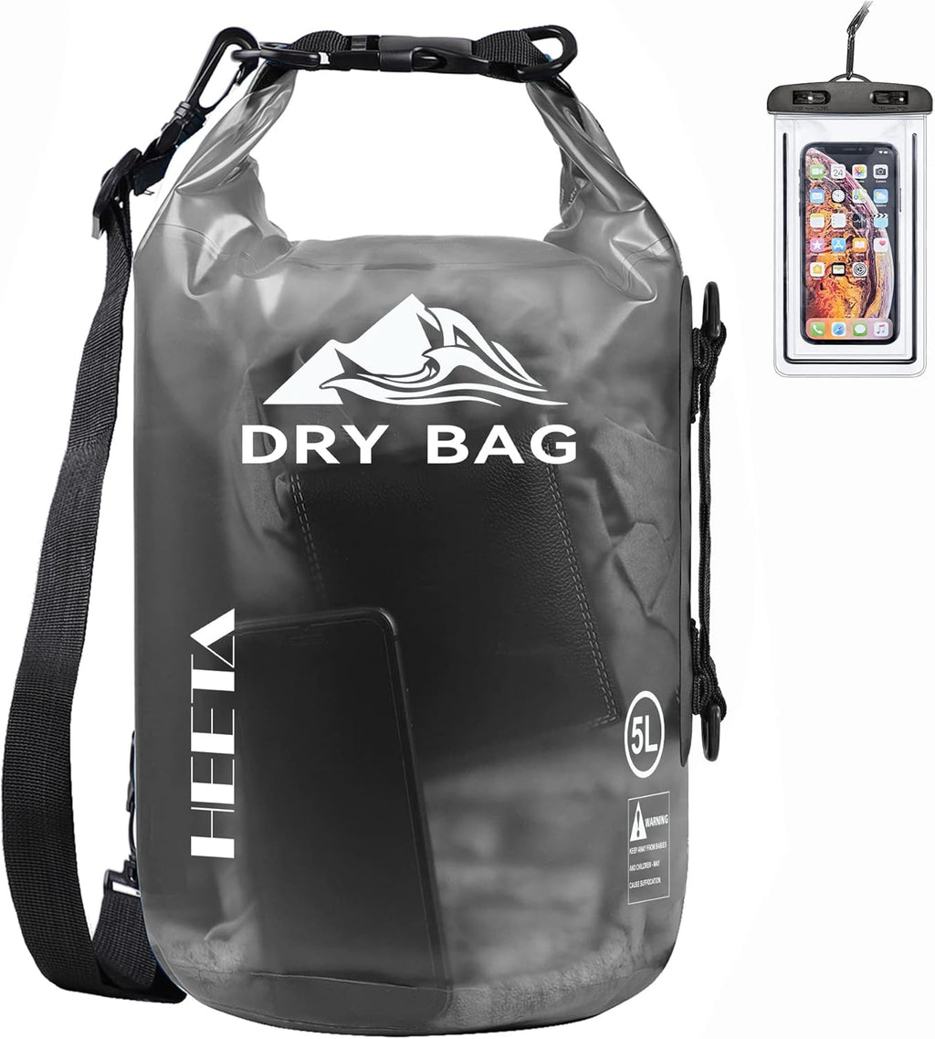 HEETA Dry Bag Waterproof Backpack with Phone Case 5L/10L/20L/30L/40L