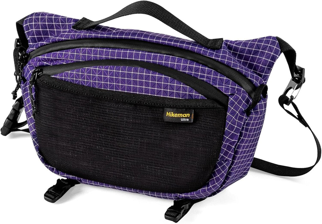 HIKEMAN Hiking Waist Pack Attaches to Strap for Front Chest Bag (Purple)