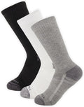 Merrell Unisex Eco Cushioned Crew Socks, Recycled Sustainable Hiker With Targeted Cushion
